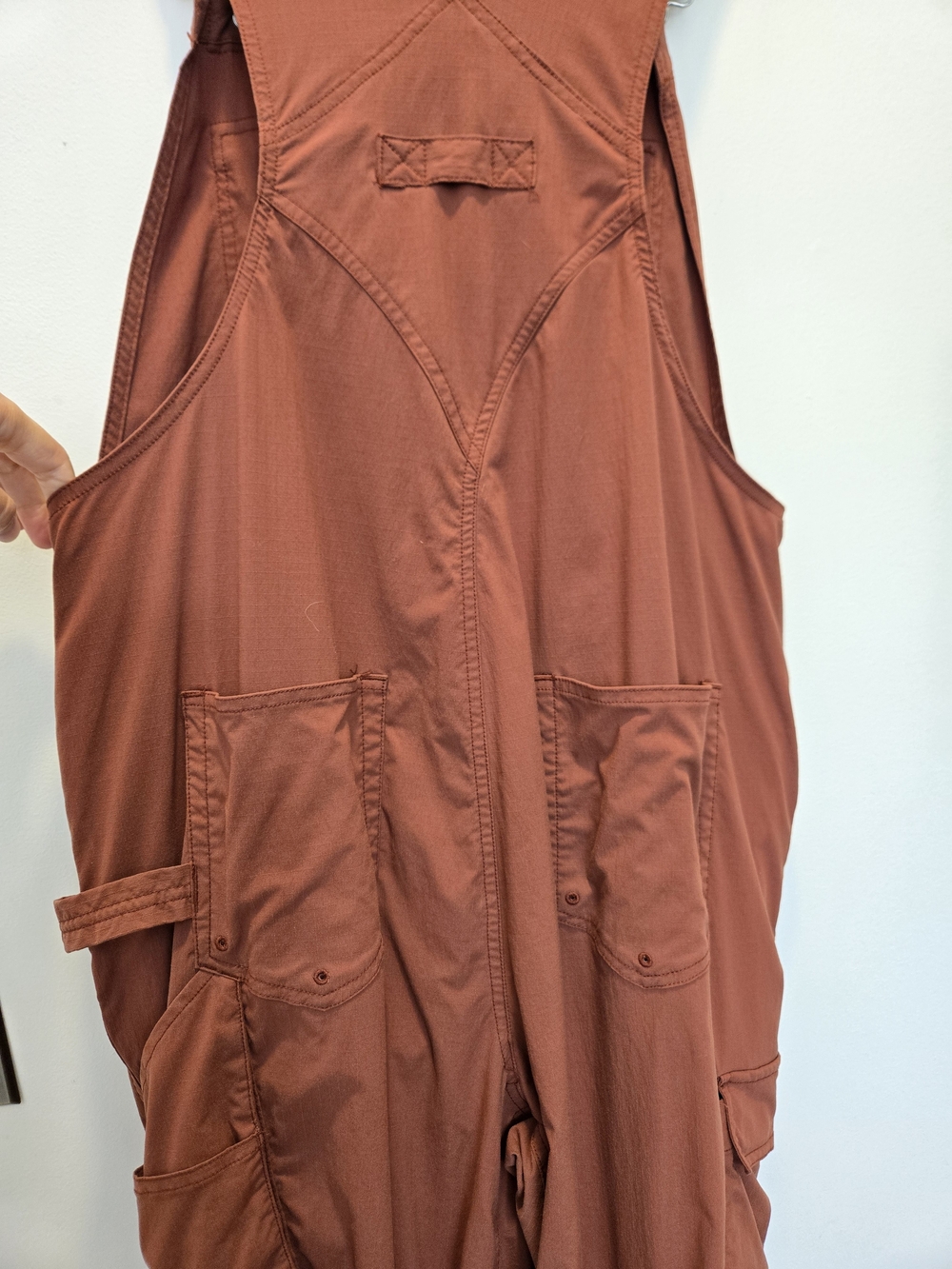 Brick Red Women's Workwear Overalls Duluth - Picture 9 of 11